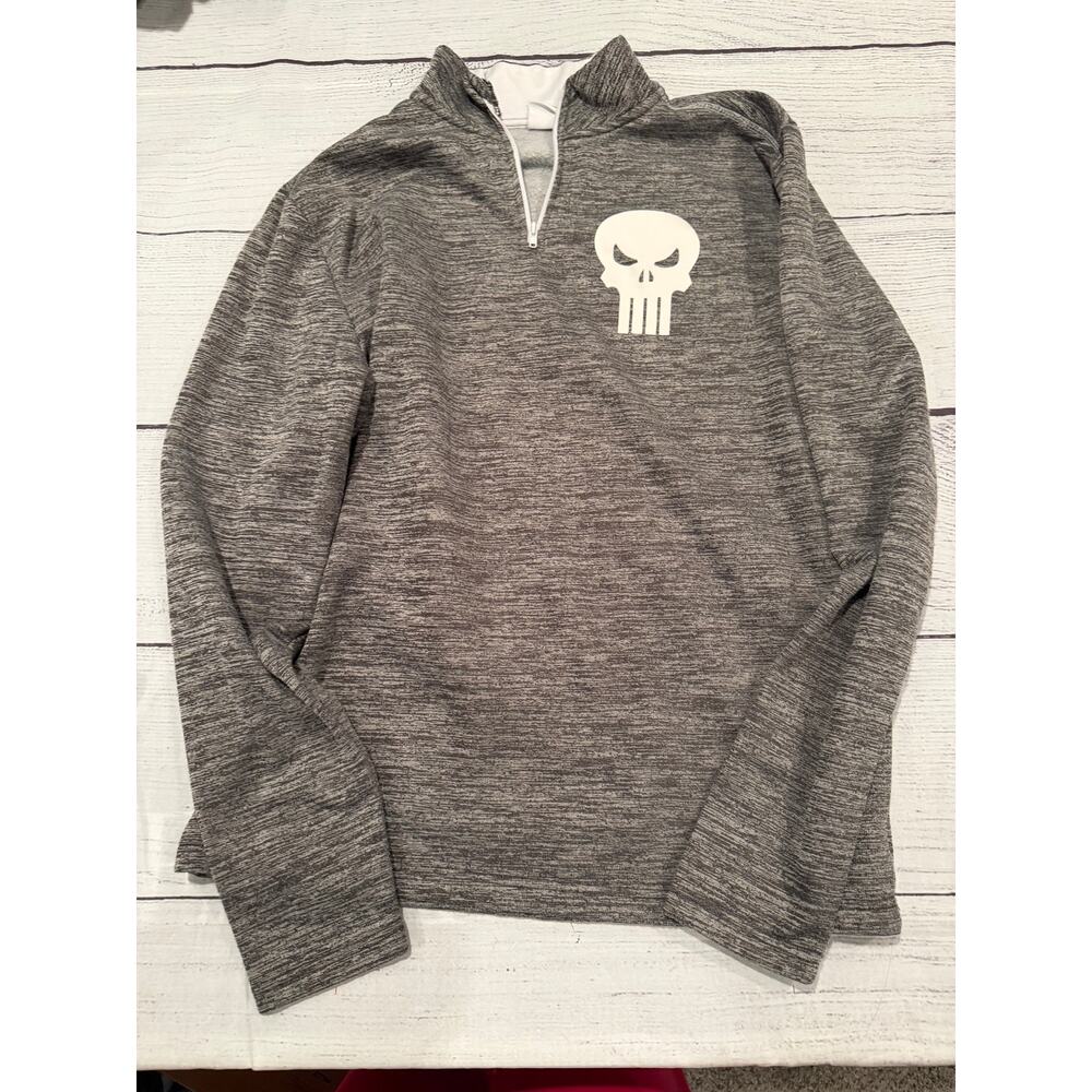 Marvel the Punisher 3/4 Zip Top Size S
